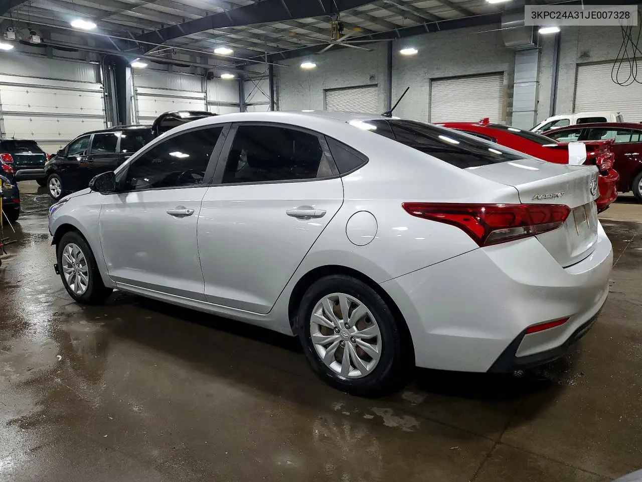 2018 Hyundai Accent Se VIN: 3KPC24A31JE007328 Lot: 57513096