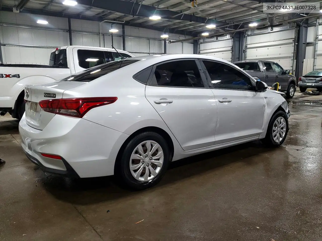 2018 Hyundai Accent Se VIN: 3KPC24A31JE007328 Lot: 57513096