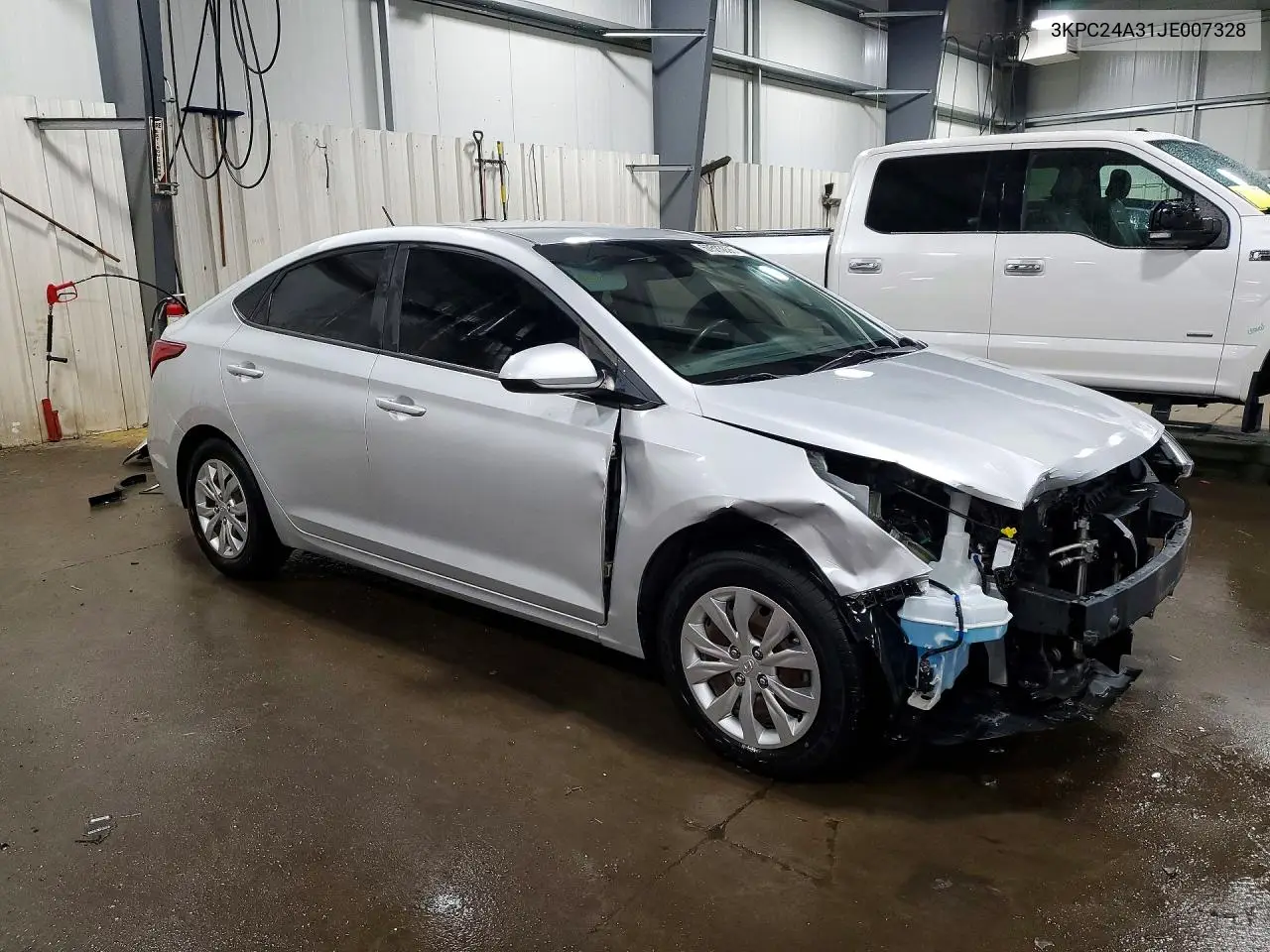 2018 Hyundai Accent Se VIN: 3KPC24A31JE007328 Lot: 57513096