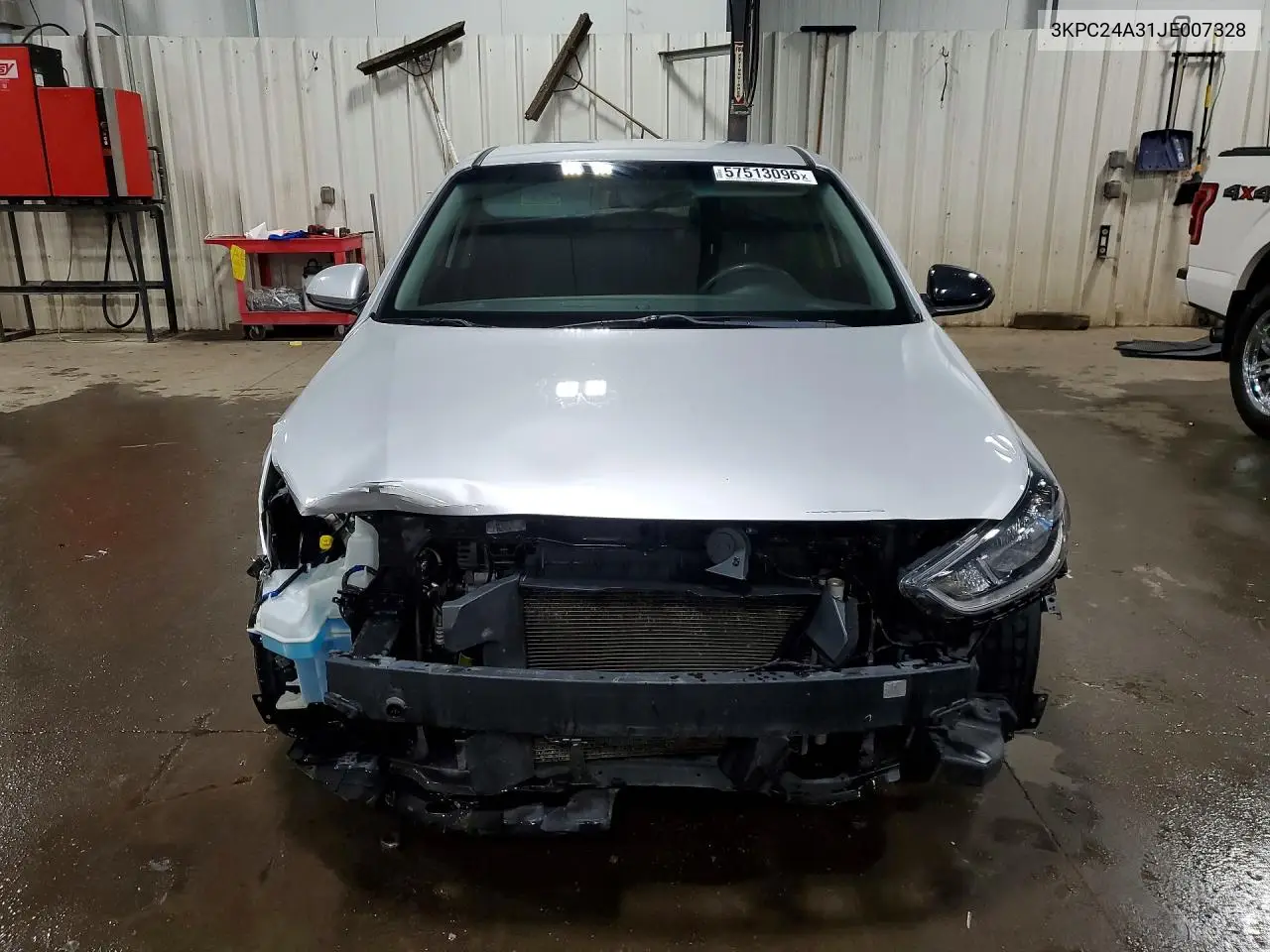 2018 Hyundai Accent Se VIN: 3KPC24A31JE007328 Lot: 57513096