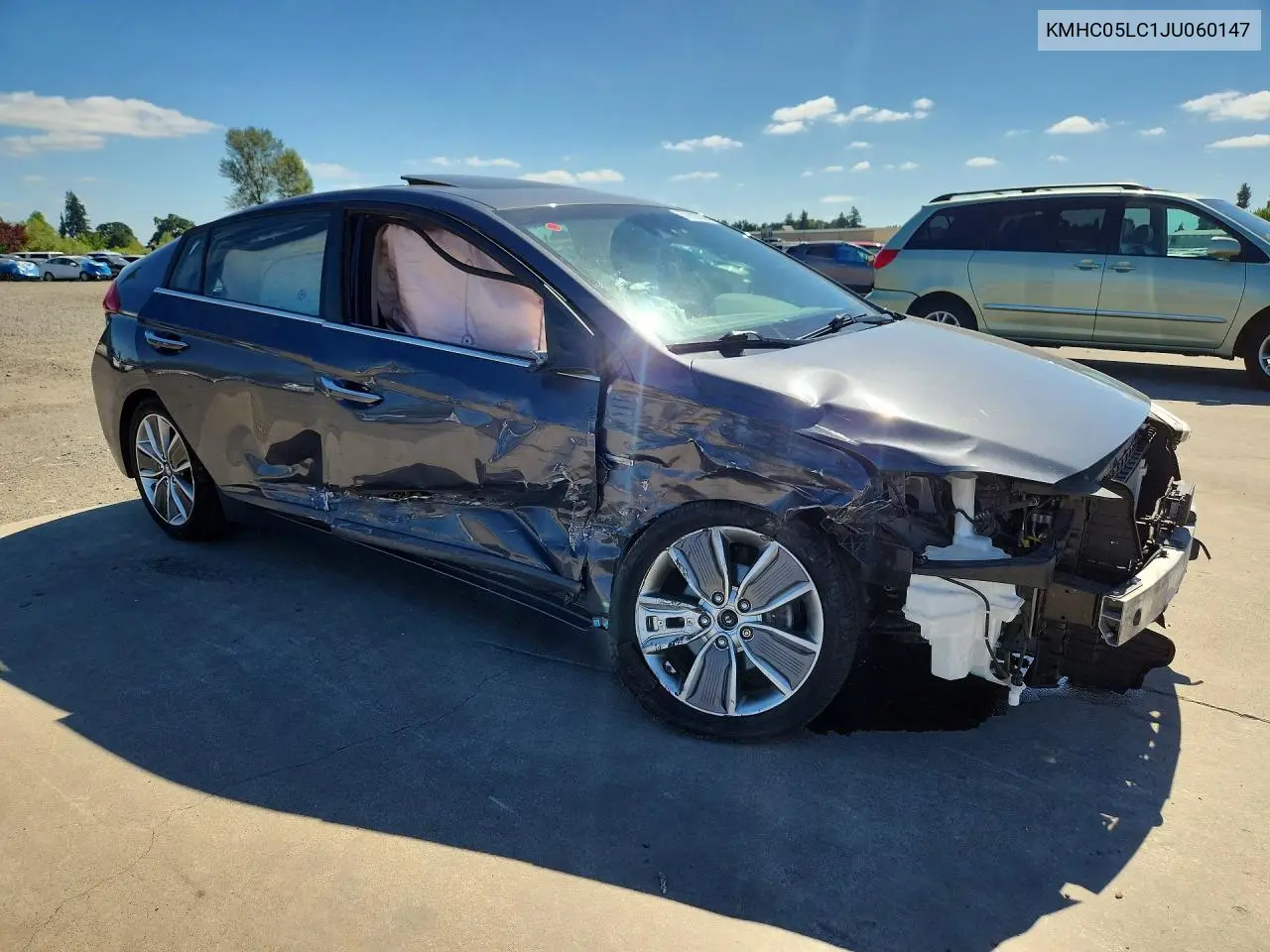2018 Hyundai Ioniq Limited VIN: KMHC05LC1JU060147 Lot: 57600766