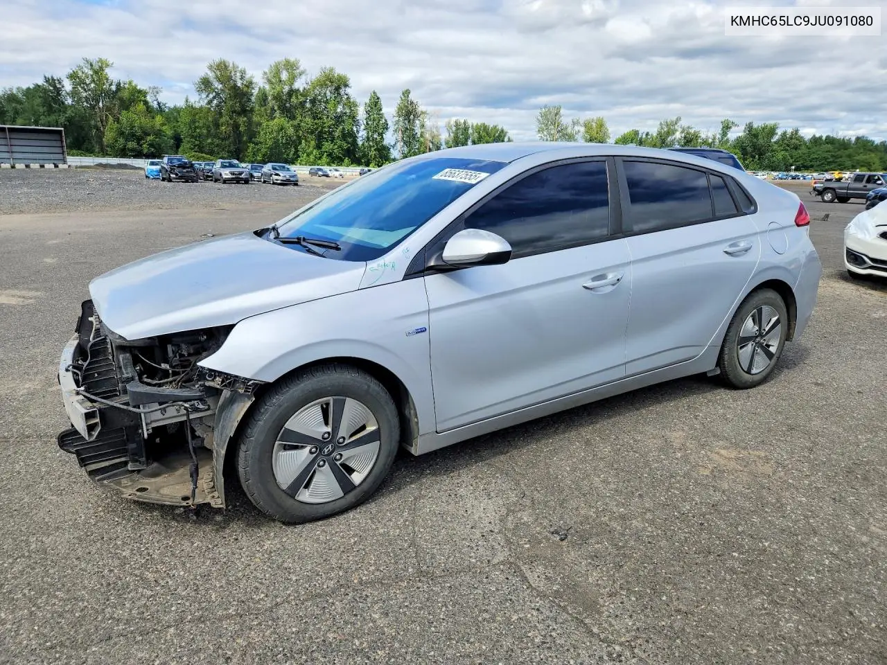 2018 Hyundai Ioniq Blue VIN: KMHC65LC9JU091080 Lot: 85637555