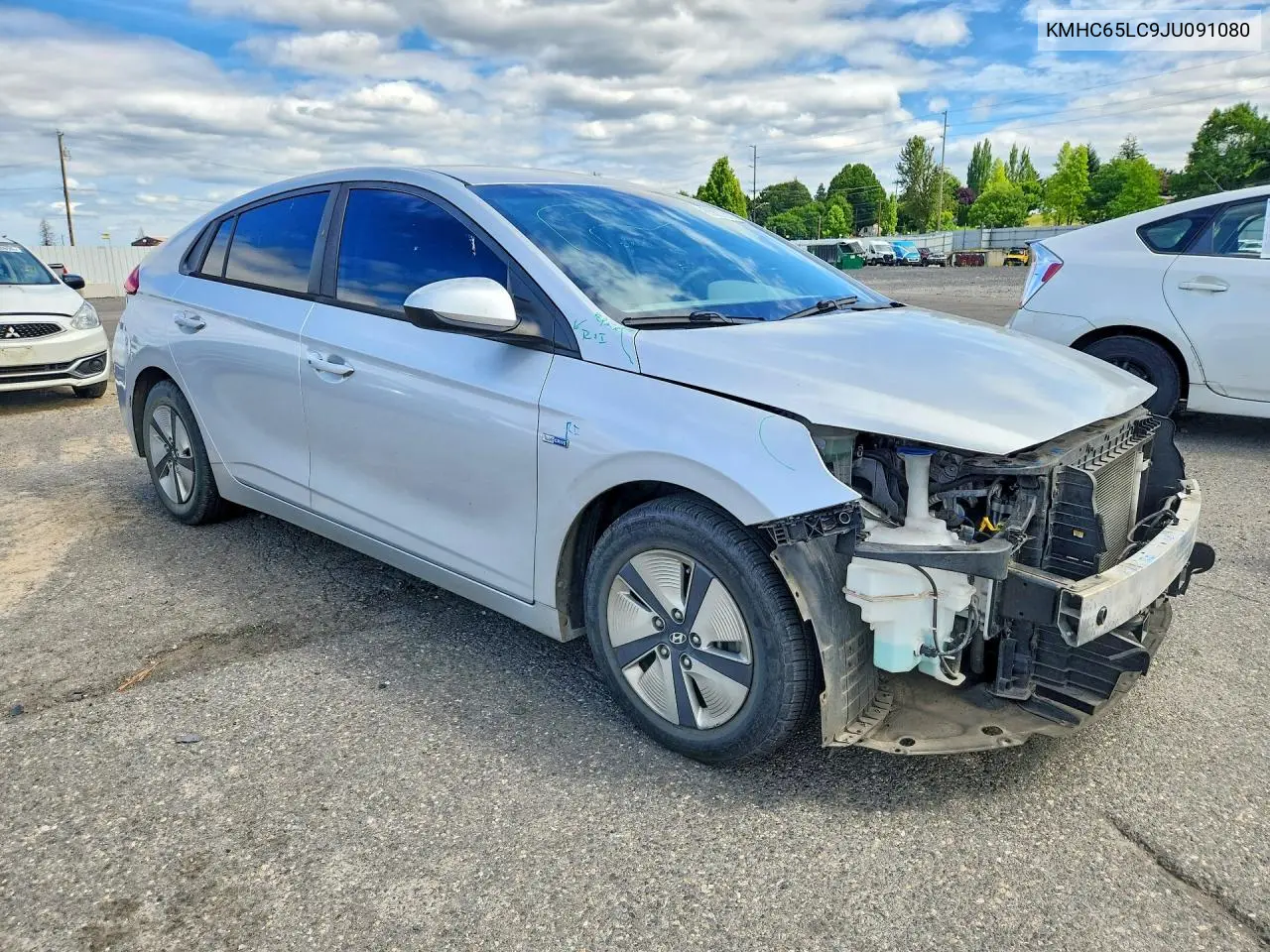 2018 Hyundai Ioniq Blue VIN: KMHC65LC9JU091080 Lot: 85637555