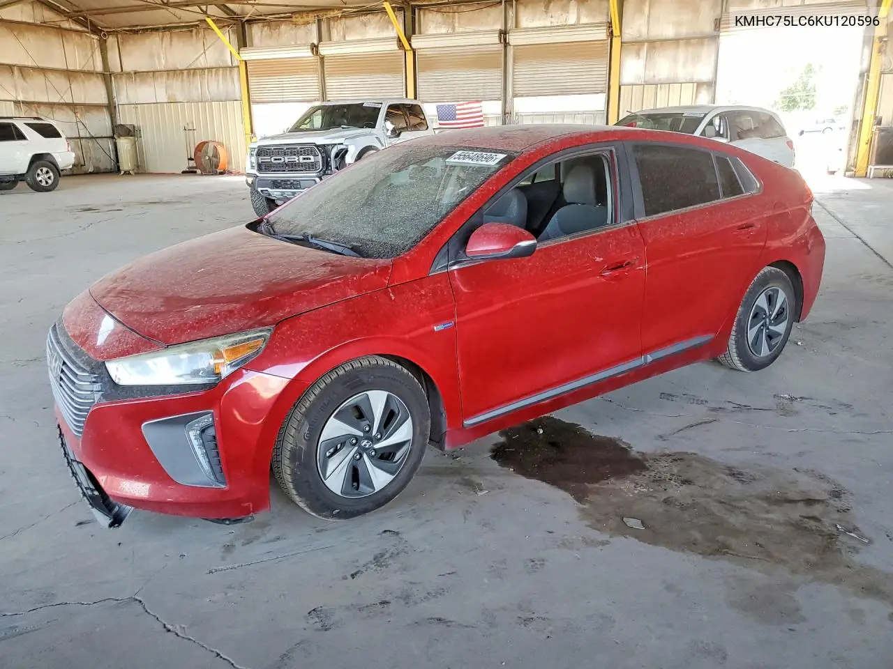 2019 Hyundai Ioniq Sel VIN: KMHC75LC6KU120596 Lot: 55648696