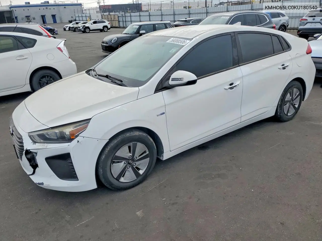 2019 Hyundai Ioniq Blue VIN: KMHC65LC0KU180540 Lot: 56088506