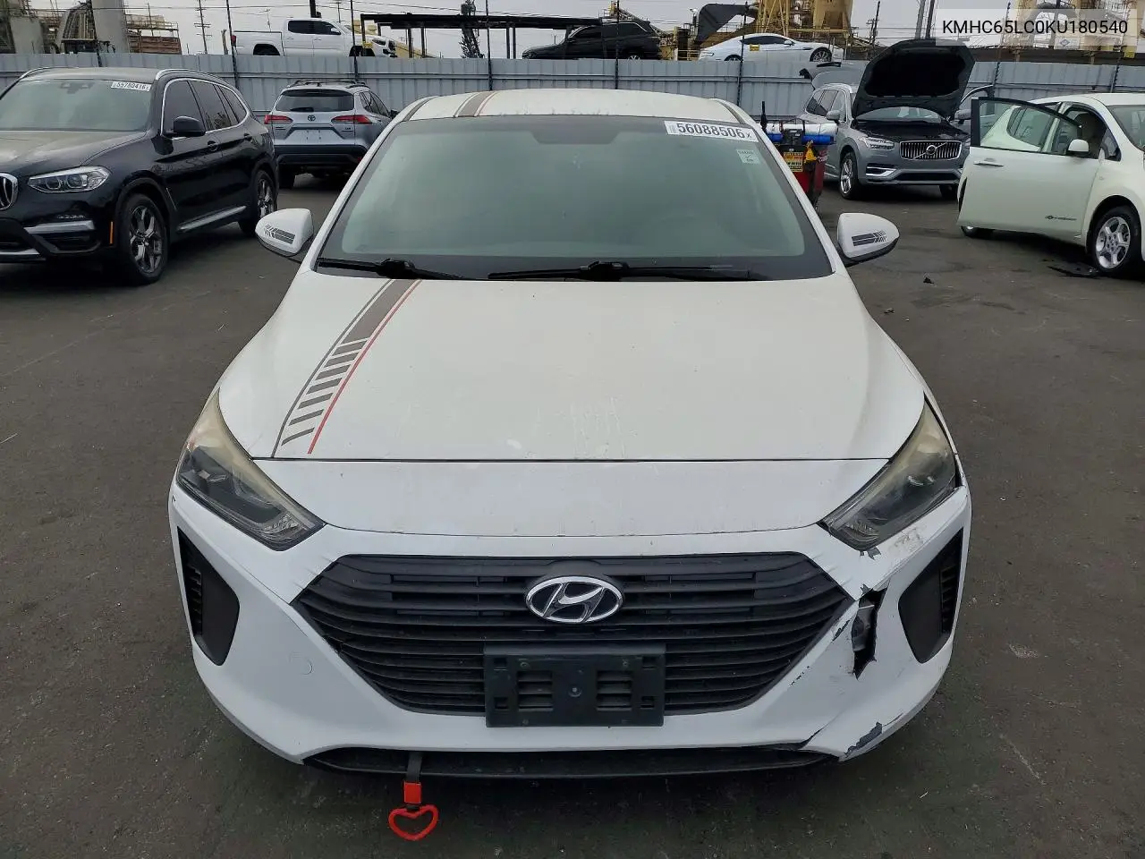 2019 Hyundai Ioniq Blue VIN: KMHC65LC0KU180540 Lot: 56088506