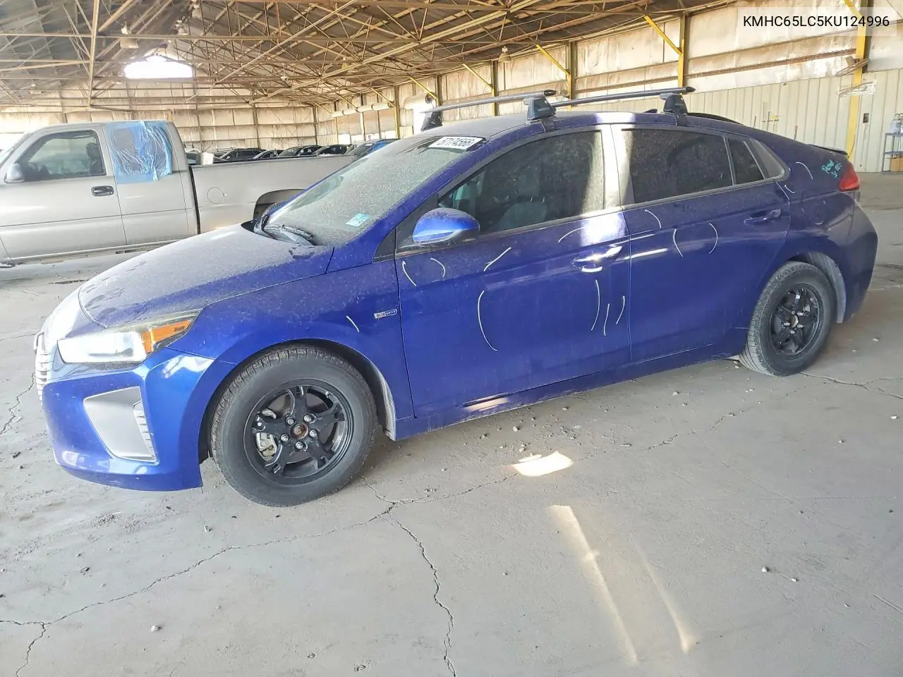 2019 Hyundai Ioniq Hybrid Blue VIN: KMHC65LC5KU124996 Lot: 57174566