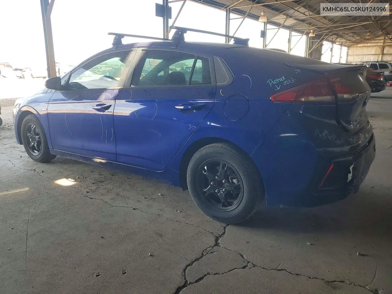 2019 Hyundai Ioniq Hybrid Blue VIN: KMHC65LC5KU124996 Lot: 57174566