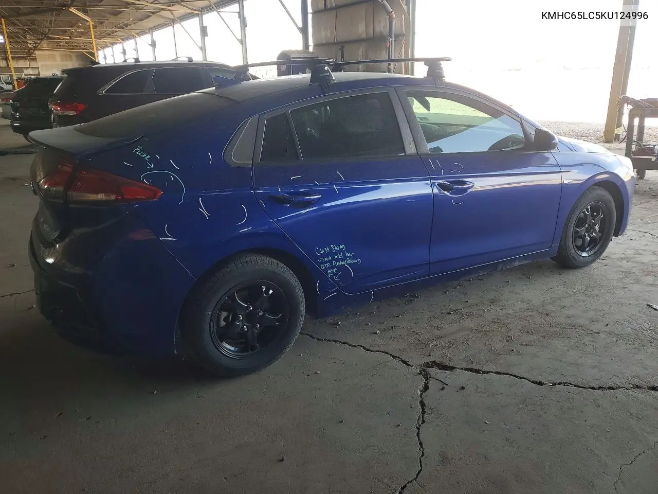 2019 Hyundai Ioniq Hybrid Blue VIN: KMHC65LC5KU124996 Lot: 57174566