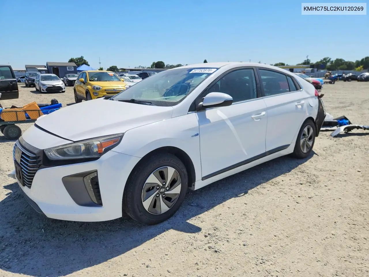 2019 Hyundai Ioniq Sel VIN: KMHC75LC2KU120269 Lot: 57752876