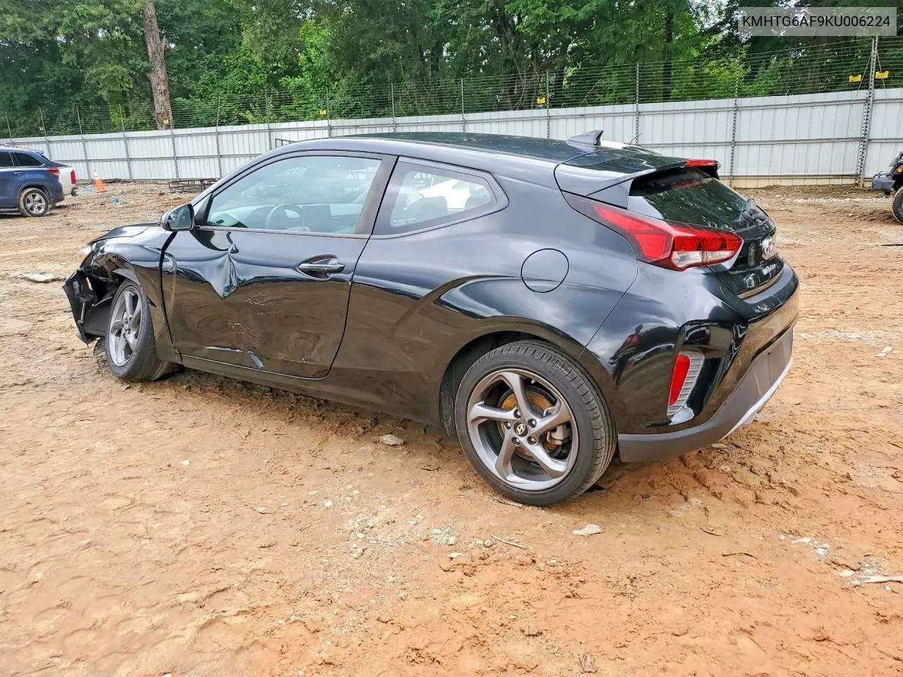 2019 Hyundai Veloster 2.0L VIN: KMHTG6AF9KU006224 Lot: 57804376