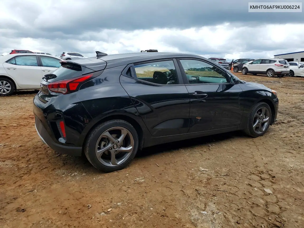 2019 Hyundai Veloster 2.0L VIN: KMHTG6AF9KU006224 Lot: 57804376
