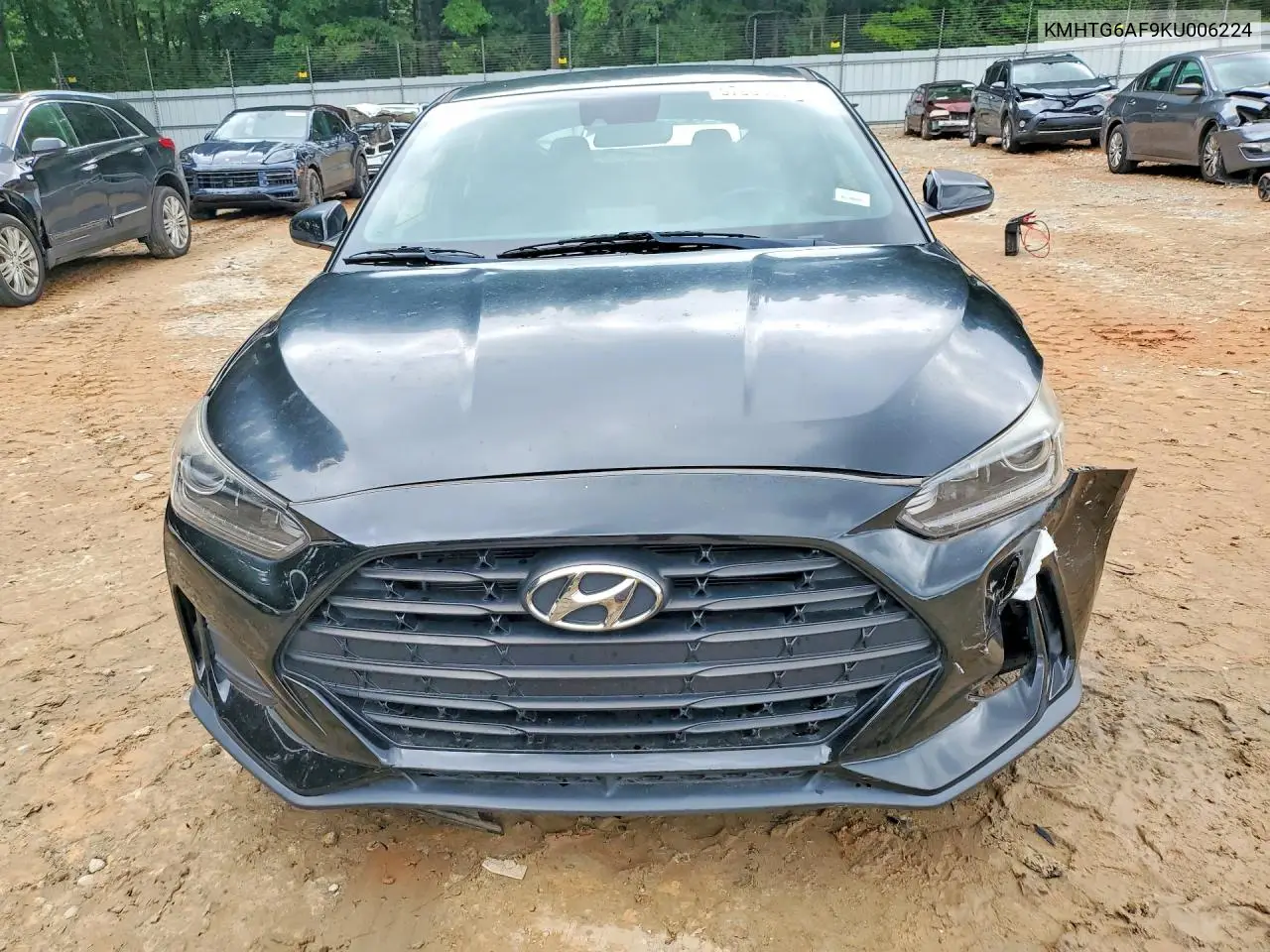 2019 Hyundai Veloster 2.0L VIN: KMHTG6AF9KU006224 Lot: 57804376