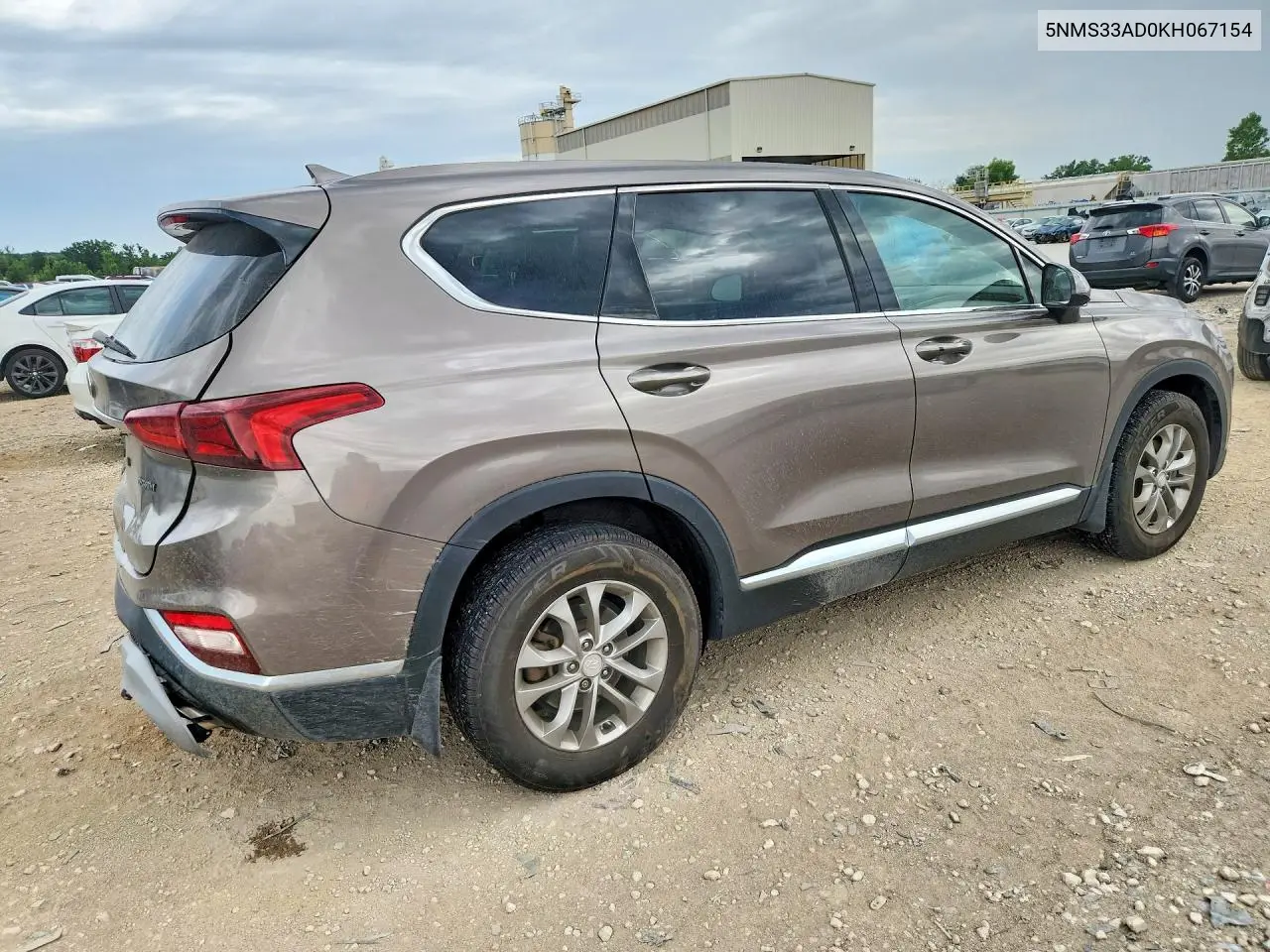 2019 Hyundai Santa Fe Sel 2.4L VIN: 5NMS33AD0KH067154 Lot: 58027236