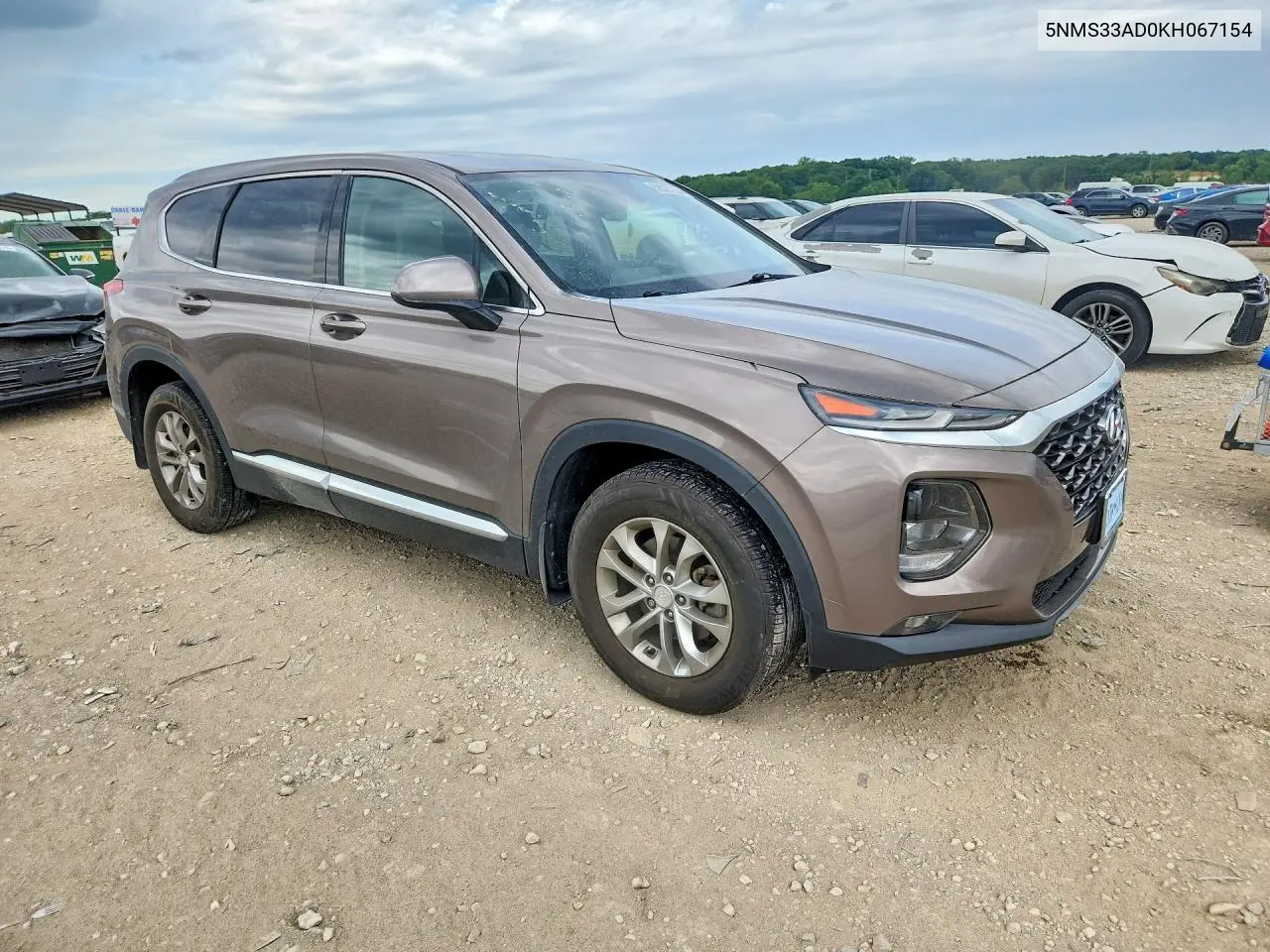 2019 Hyundai Santa Fe Sel 2.4L VIN: 5NMS33AD0KH067154 Lot: 58027236