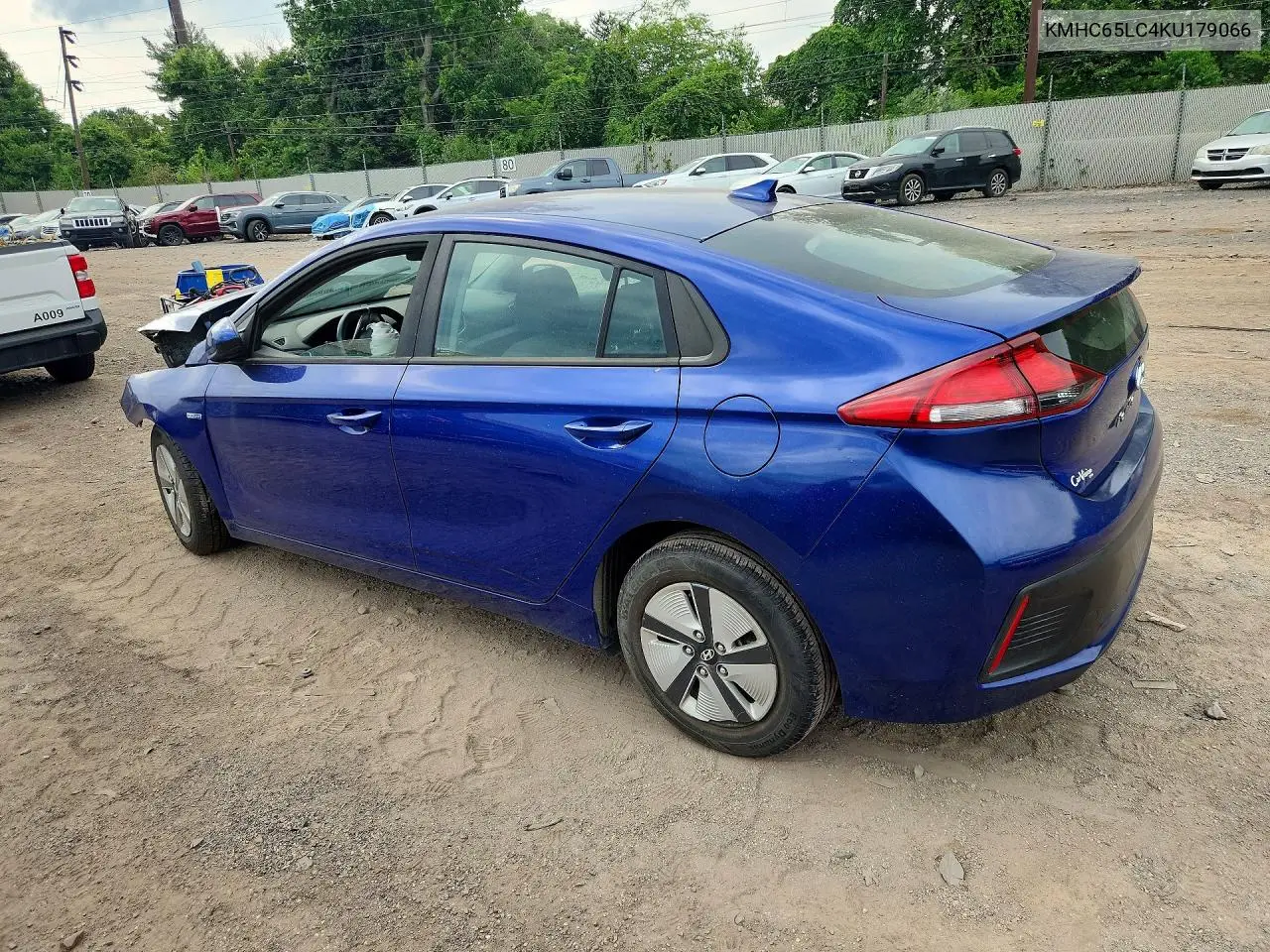 2019 Hyundai Ioniq Blue VIN: KMHC65LC4KU179066 Lot: 58100086