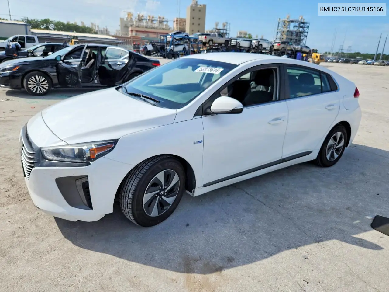 2019 Hyundai Ioniq Sel VIN: KMHC75LC7KU145166 Lot: 58378646