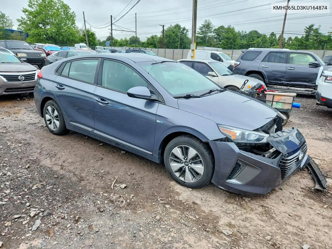 2019 Hyundai Ioniq Plug-In Hybrid Base VIN: KMHC65LD3KU164874 Lot: 59222886