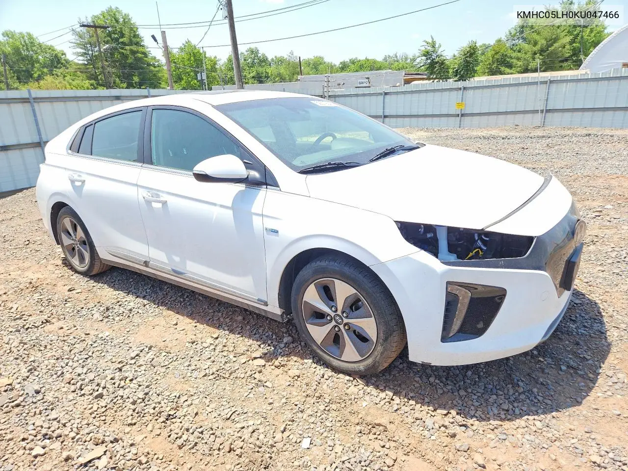 2019 Hyundai Ioniq Limited VIN: KMHC05LH0KU047466 Lot: 59379046