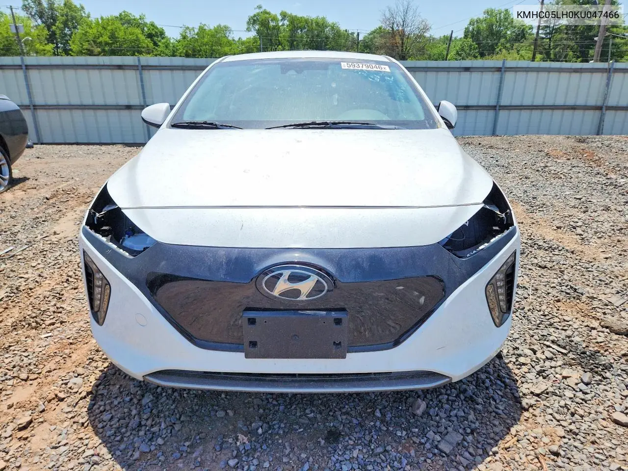 2019 Hyundai Ioniq Limited VIN: KMHC05LH0KU047466 Lot: 59379046