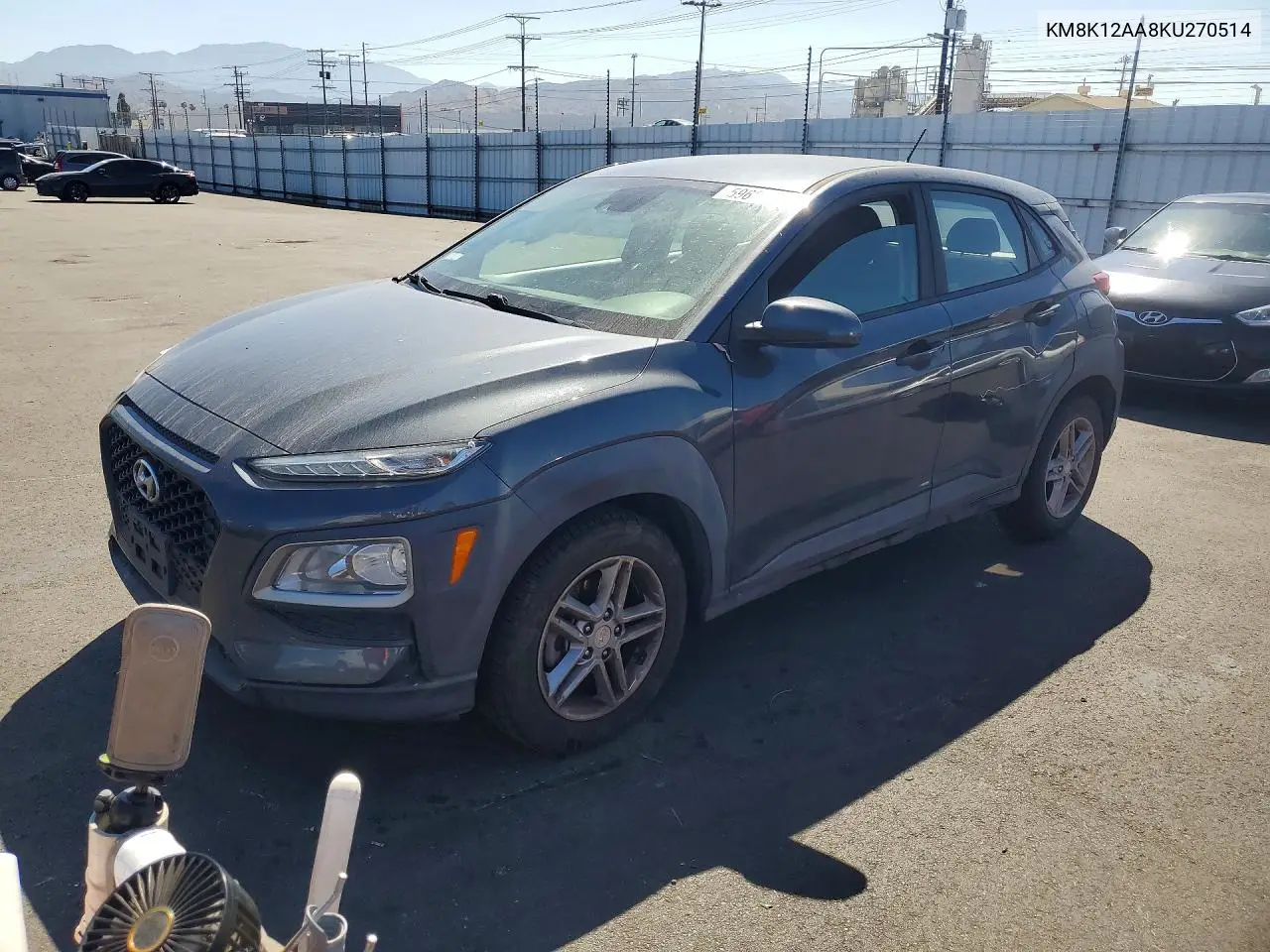 2019 Hyundai Kona Se VIN: KM8K12AA8KU270514 Lot: 59628146