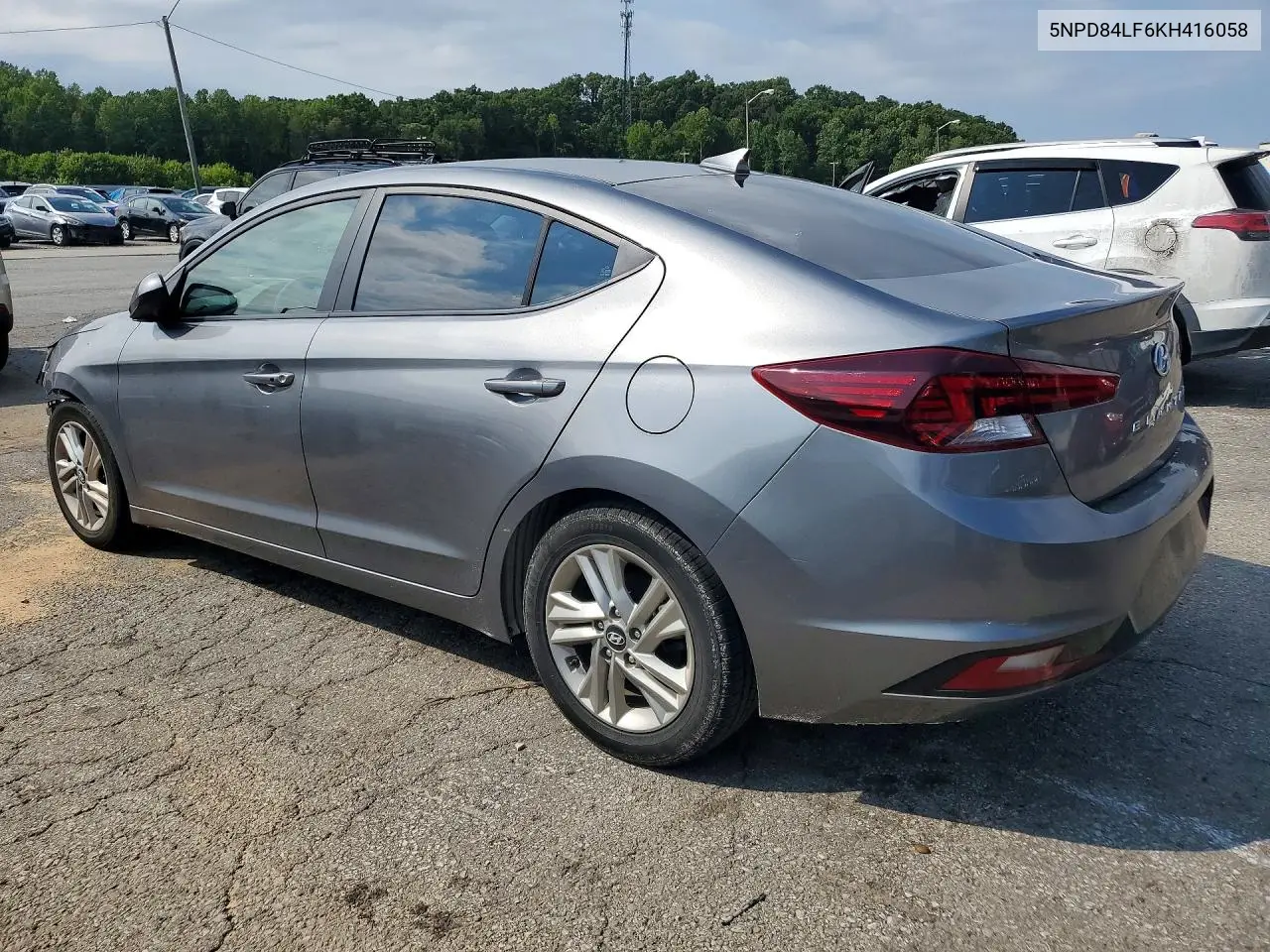 2019 Hyundai 4Dr VIN: 5NPD84LF6KH416058 Lot: 61777906