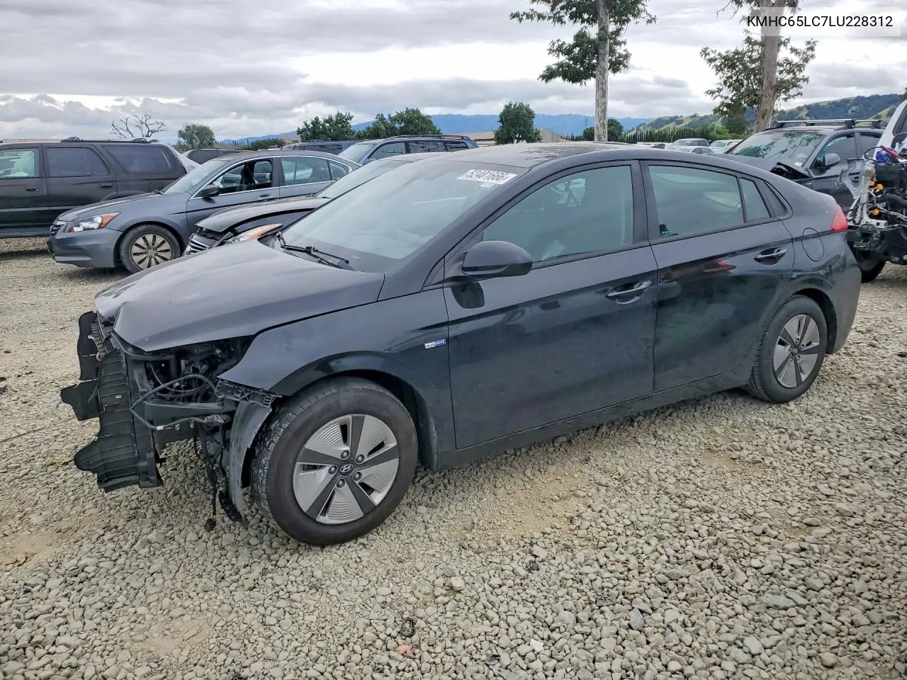 2020 Hyundai Ioniq Blue VIN: KMHC65LC7LU228312 Lot: 52401666