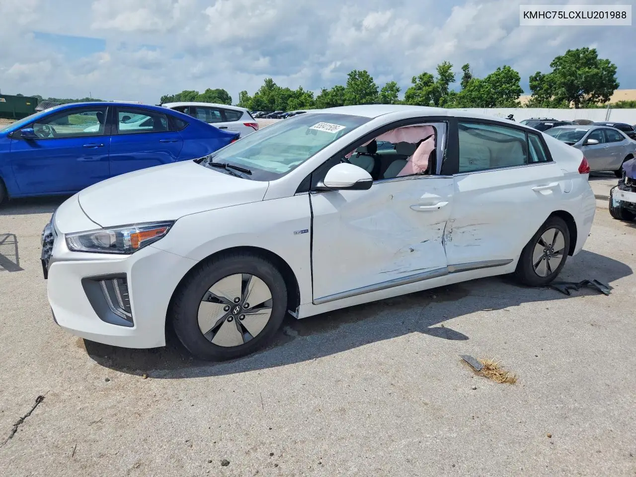 2020 Hyundai Ioniq Se VIN: KMHC75LCXLU201988 Lot: 55841506