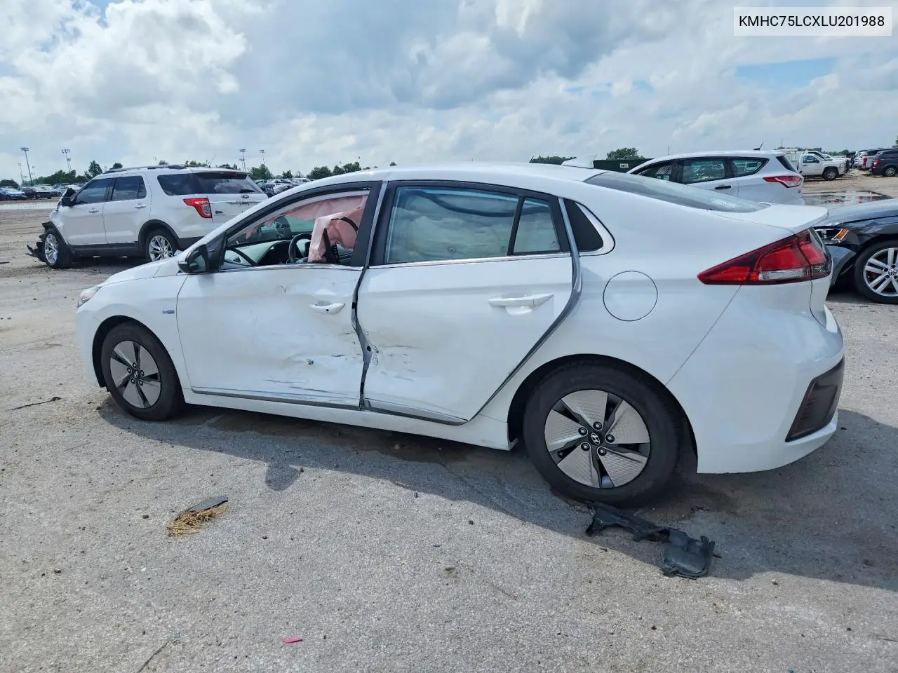 2020 Hyundai Ioniq Se VIN: KMHC75LCXLU201988 Lot: 55841506