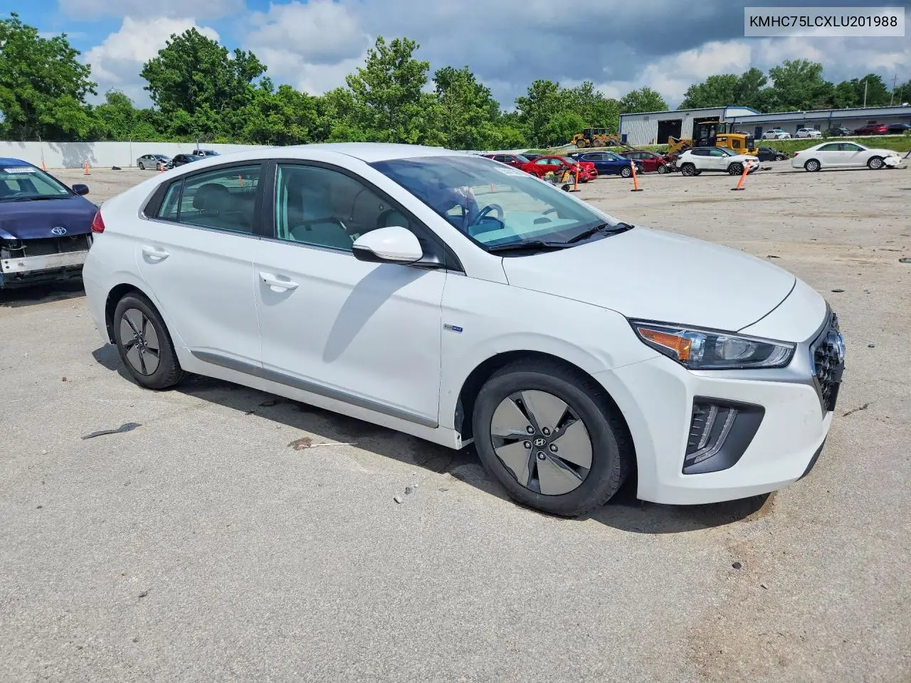 2020 Hyundai Ioniq Se VIN: KMHC75LCXLU201988 Lot: 55841506