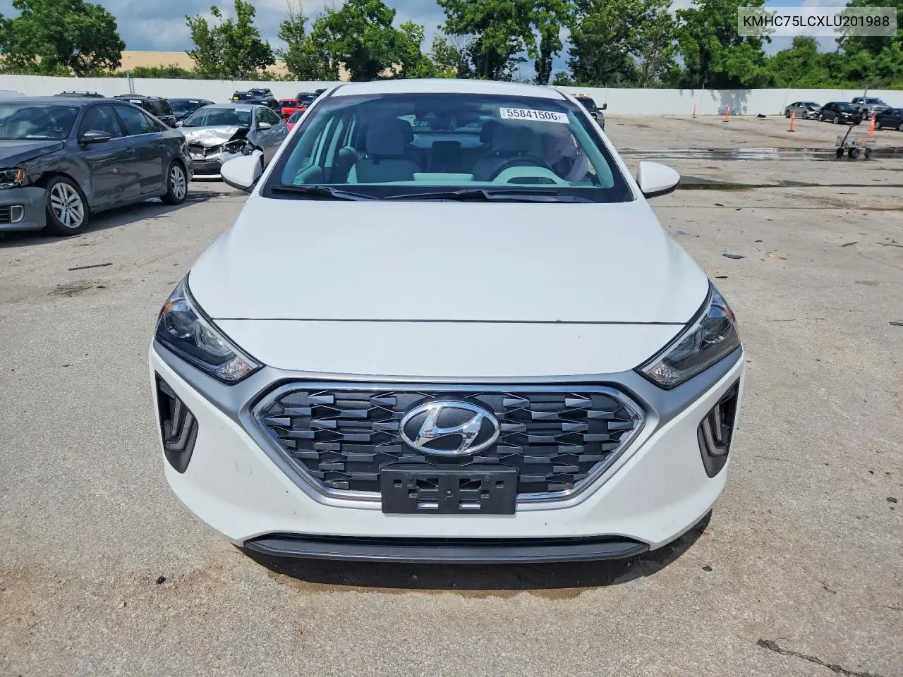 2020 Hyundai Ioniq Se VIN: KMHC75LCXLU201988 Lot: 55841506