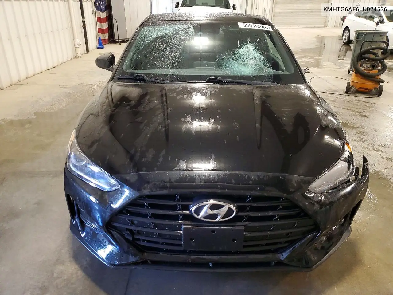 2020 Hyundai Veloster 2.0L VIN: KMHTG6AF6LU024536 Lot: 55916246