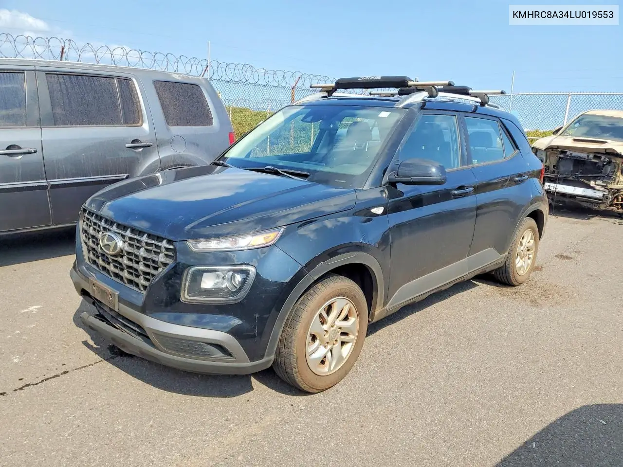 2020 Hyundai Venue Sel VIN: KMHRC8A34LU019553 Lot: 56176306