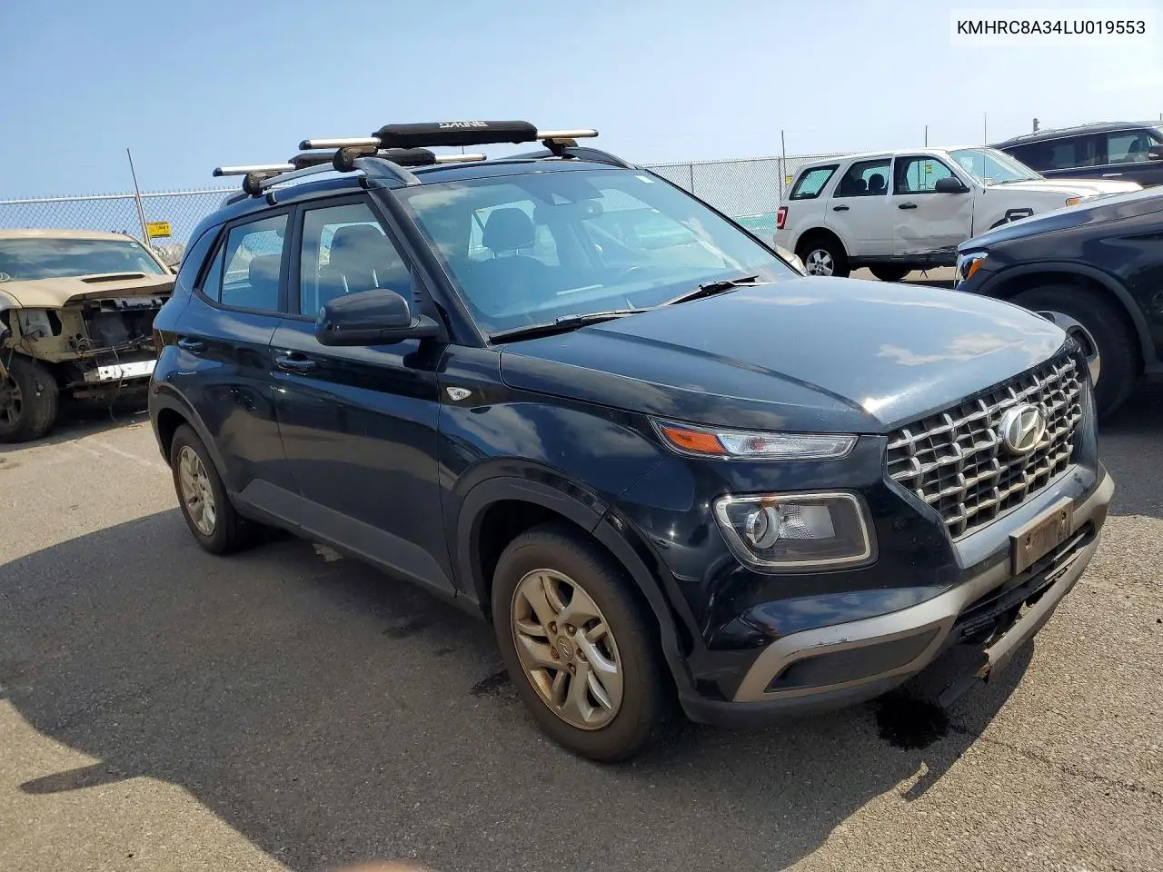 2020 Hyundai Venue Sel VIN: KMHRC8A34LU019553 Lot: 56176306