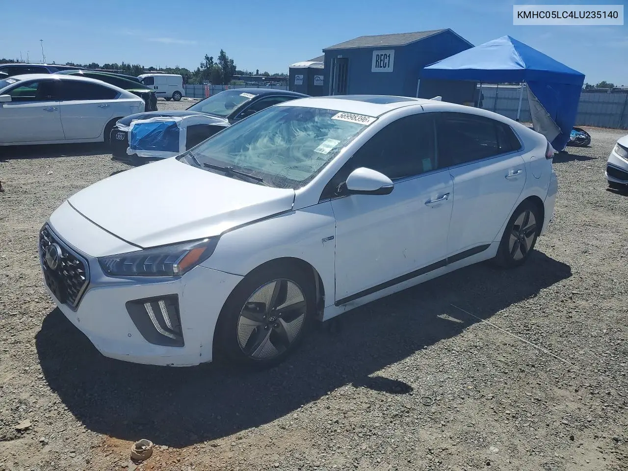 2020 Hyundai Ioniq Limited VIN: KMHC05LC4LU235140 Lot: 56998396