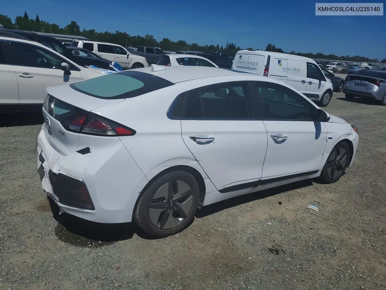 2020 Hyundai Ioniq Limited VIN: KMHC05LC4LU235140 Lot: 56998396