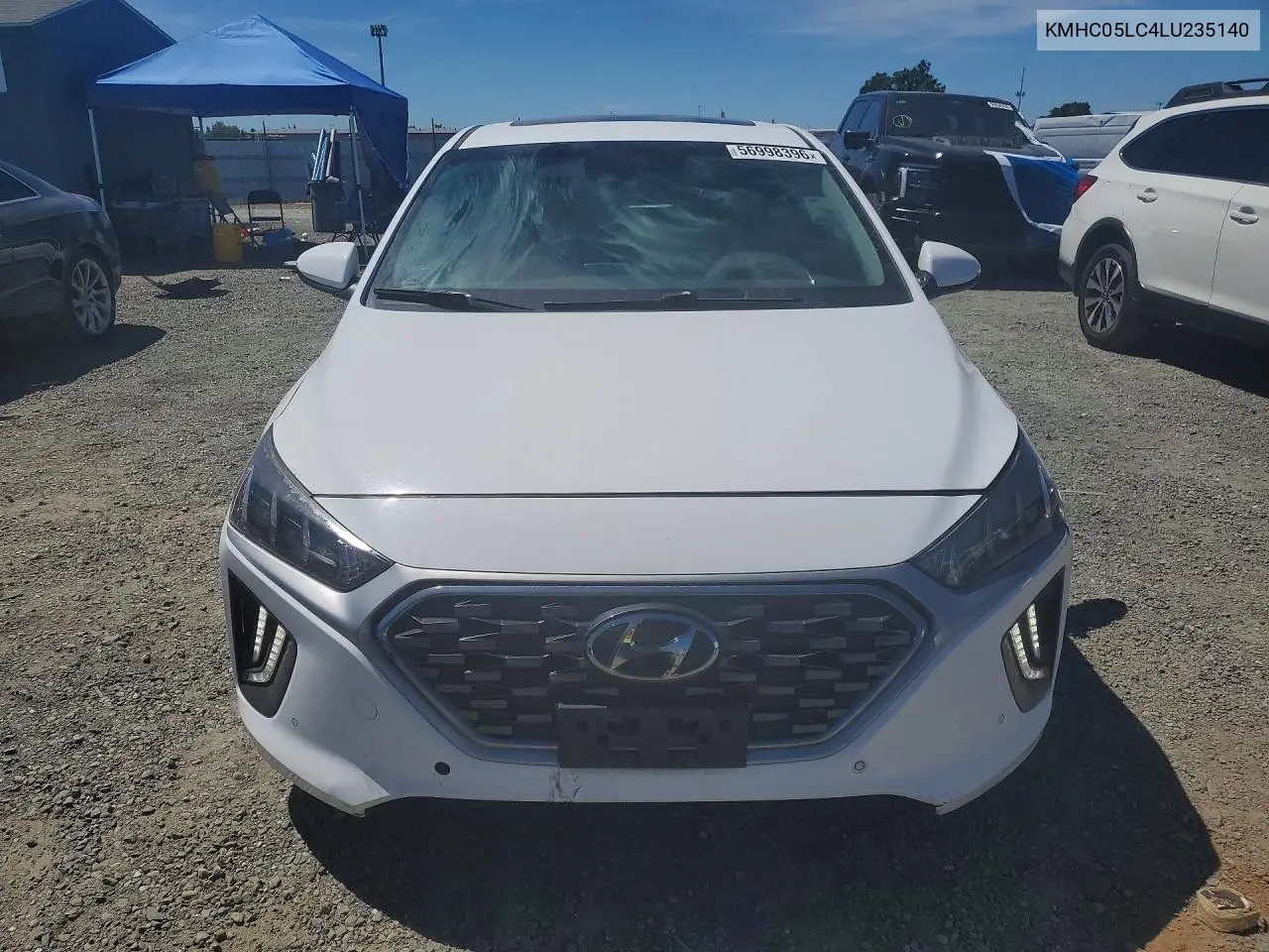 2020 Hyundai Ioniq Limited VIN: KMHC05LC4LU235140 Lot: 56998396