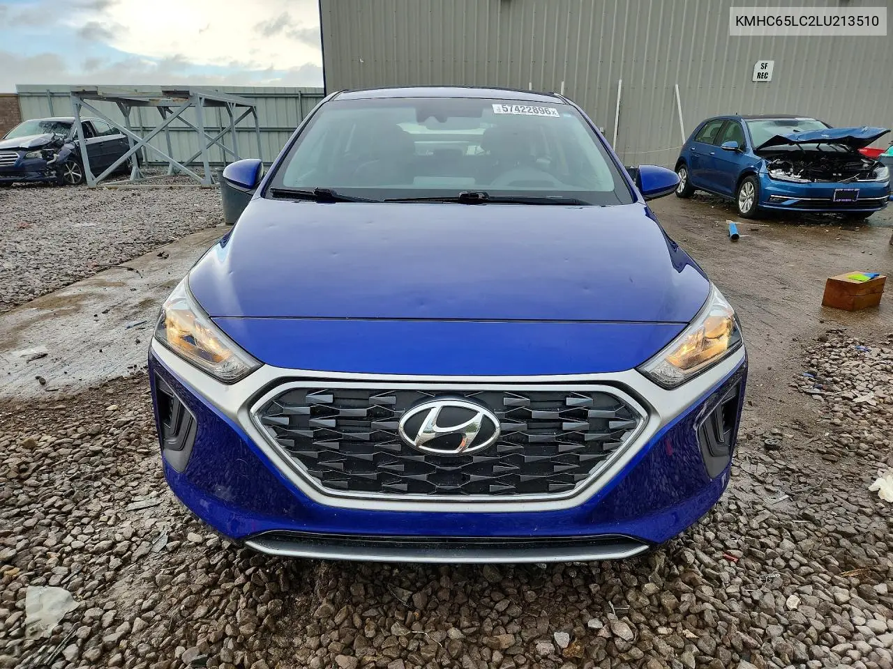 2020 Hyundai Ioniq Blue VIN: KMHC65LC2LU213510 Lot: 57422896
