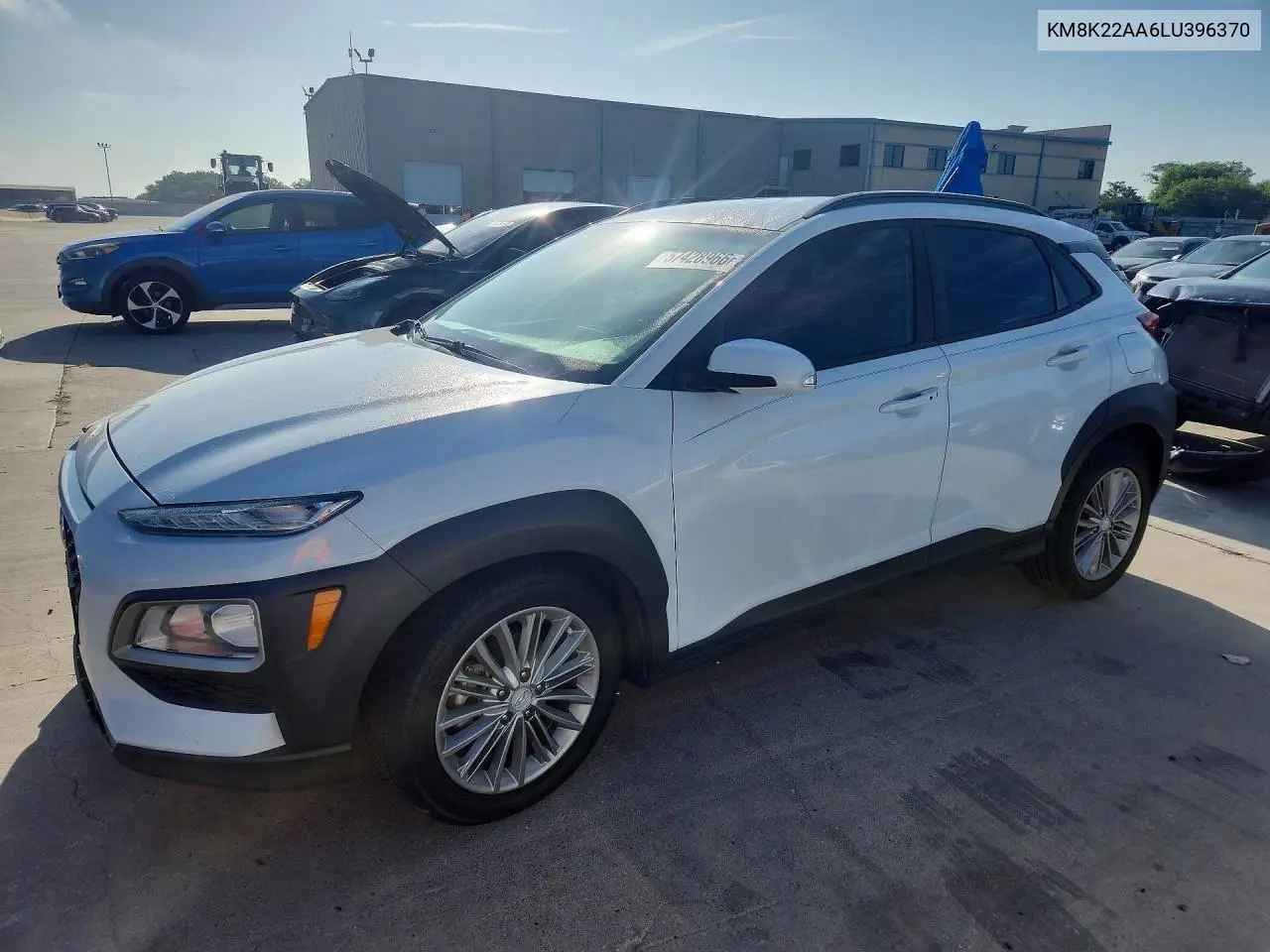 2020 Hyundai Kona Sel VIN: KM8K22AA6LU396370 Lot: 57428966