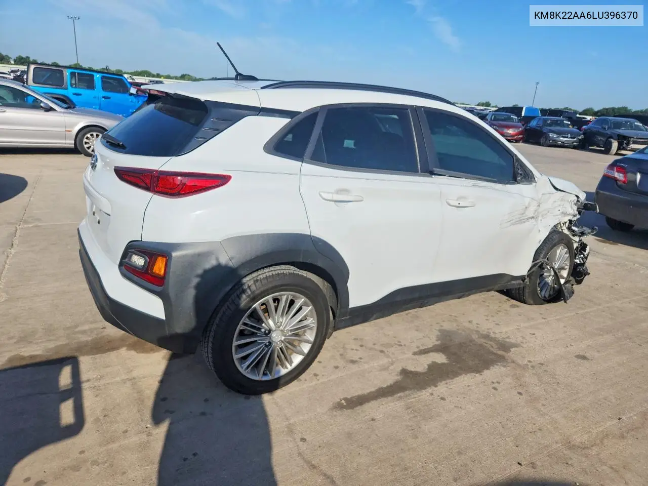 2020 Hyundai Kona Sel VIN: KM8K22AA6LU396370 Lot: 57428966