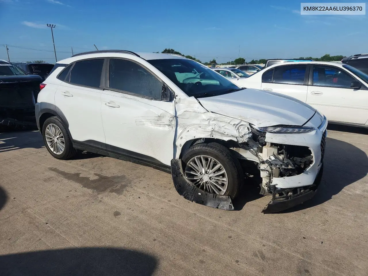 2020 Hyundai Kona Sel VIN: KM8K22AA6LU396370 Lot: 57428966