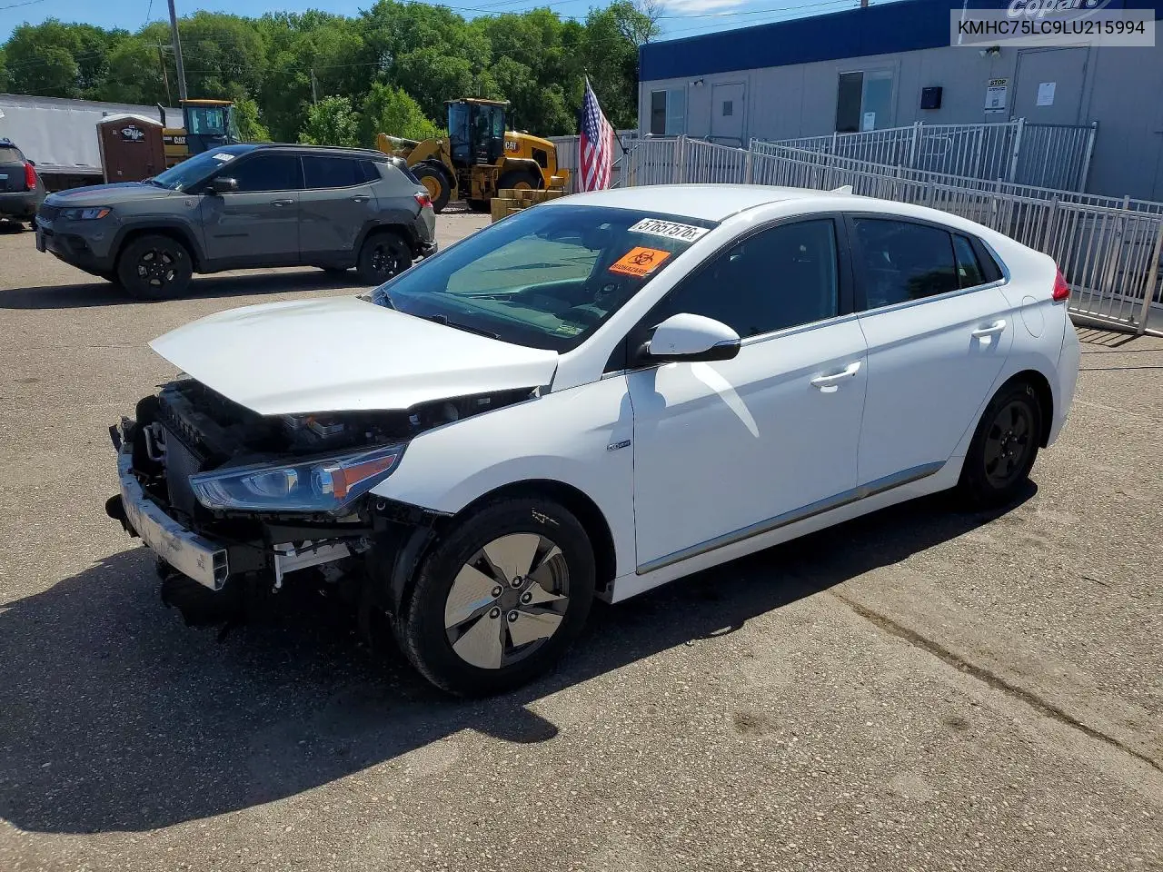2020 Hyundai Ioniq Se VIN: KMHC75LC9LU215994 Lot: 57657576