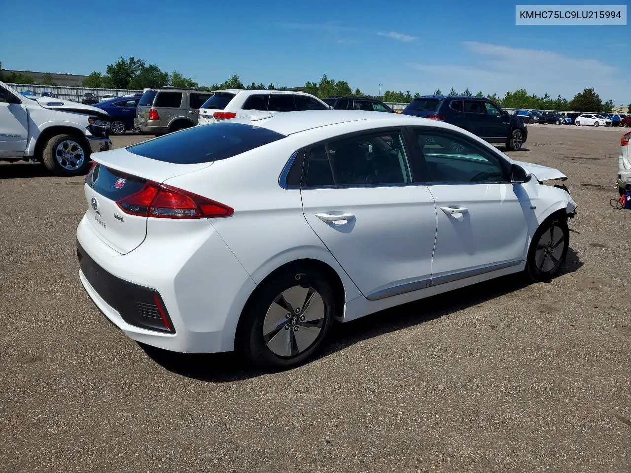 2020 Hyundai Ioniq Se VIN: KMHC75LC9LU215994 Lot: 57657576