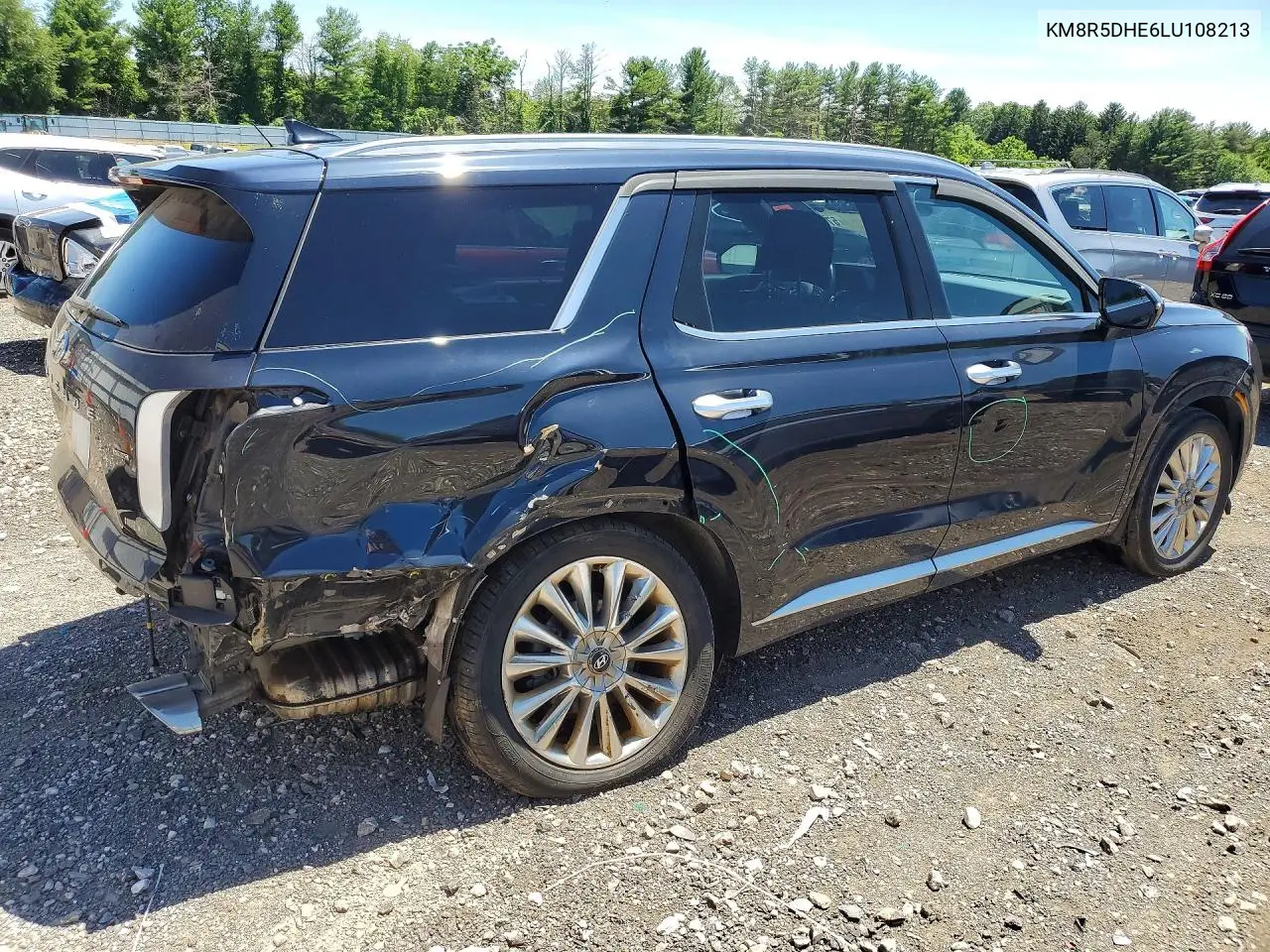 2020 Hyundai Palisade Limited VIN: KM8R5DHE6LU108213 Lot: 57708926