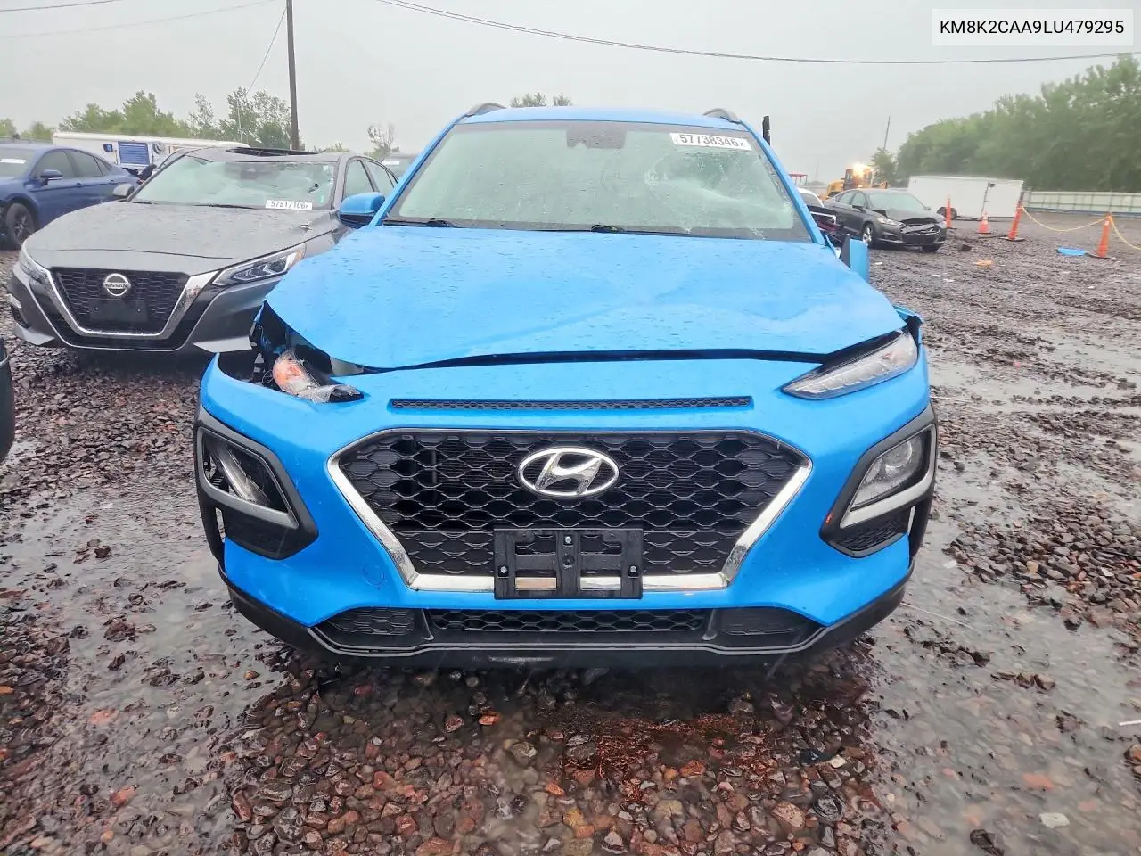 2020 Hyundai Kona Sel VIN: KM8K2CAA9LU479295 Lot: 57738346