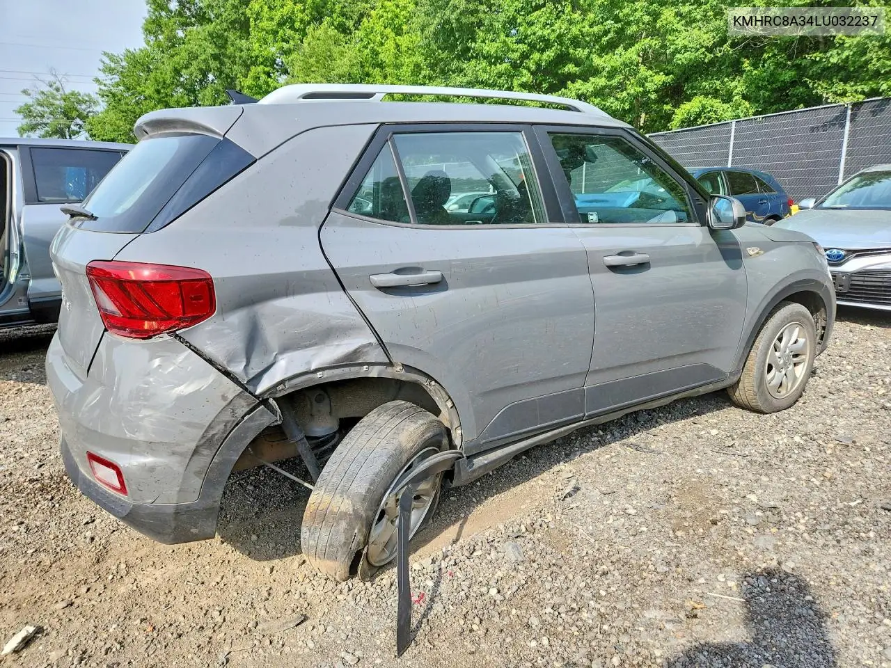 2020 Hyundai Venue Sel VIN: KMHRC8A34LU032237 Lot: 57861686