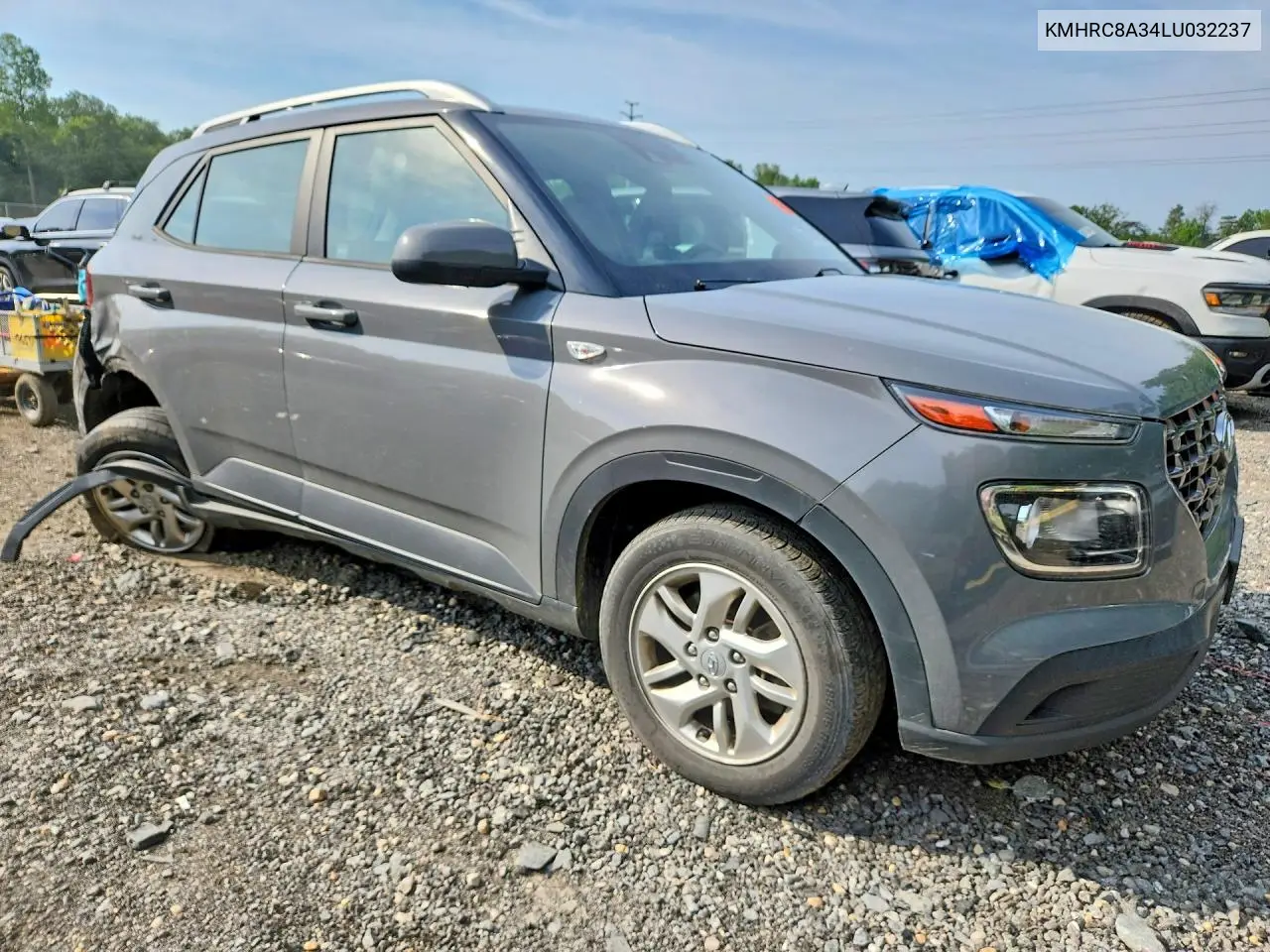 2020 Hyundai Venue Sel VIN: KMHRC8A34LU032237 Lot: 57861686