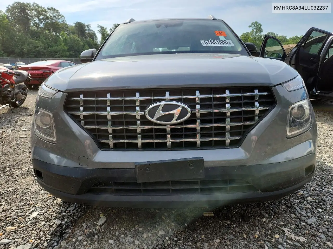2020 Hyundai Venue Sel VIN: KMHRC8A34LU032237 Lot: 57861686