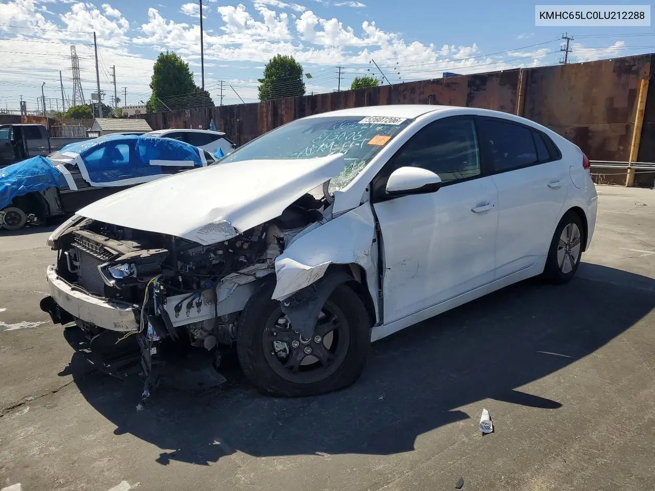 2020 Hyundai Ioniq Blue VIN: KMHC65LC0LU212288 Lot: 58607206