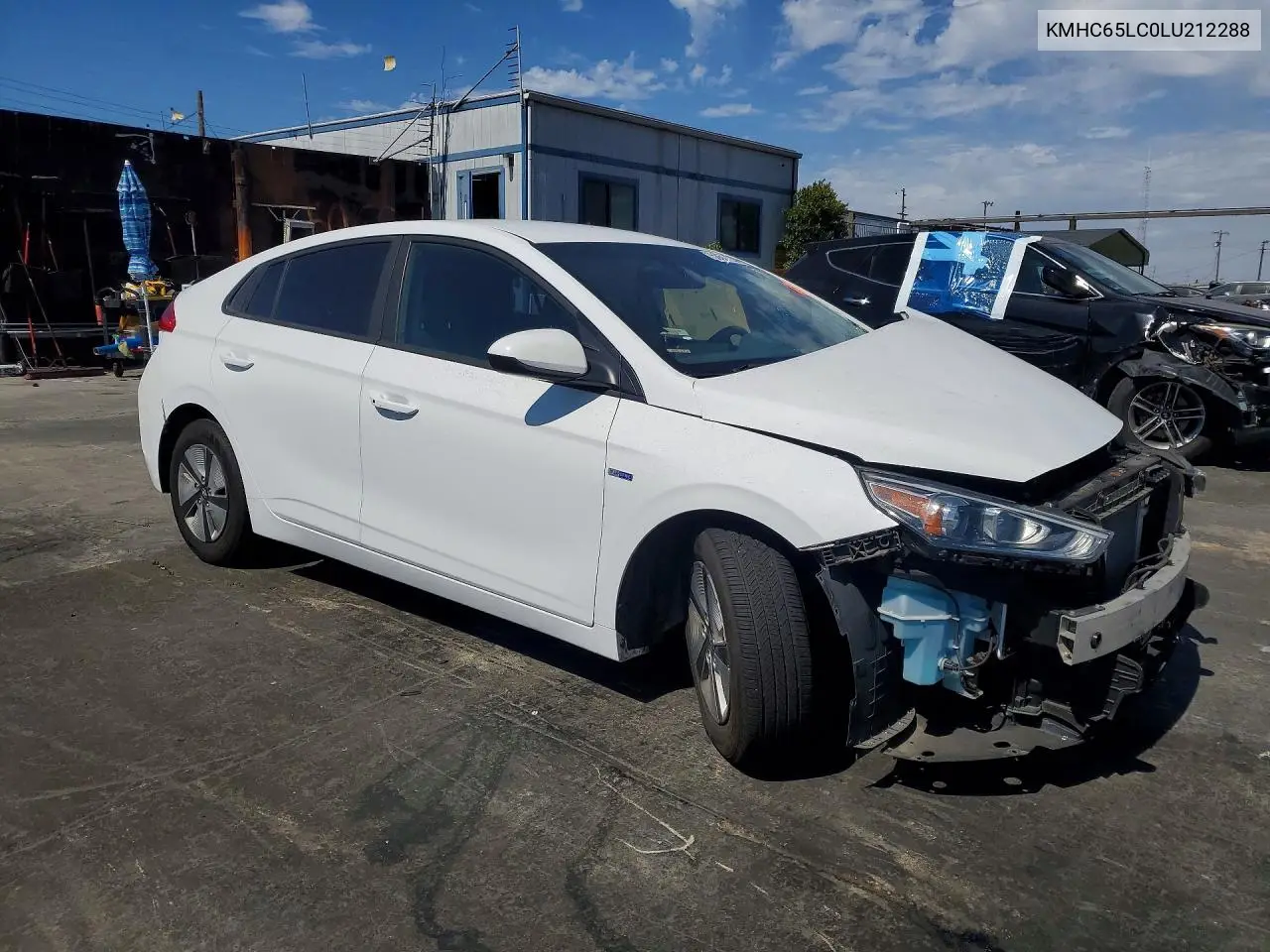 2020 Hyundai Ioniq Blue VIN: KMHC65LC0LU212288 Lot: 58607206